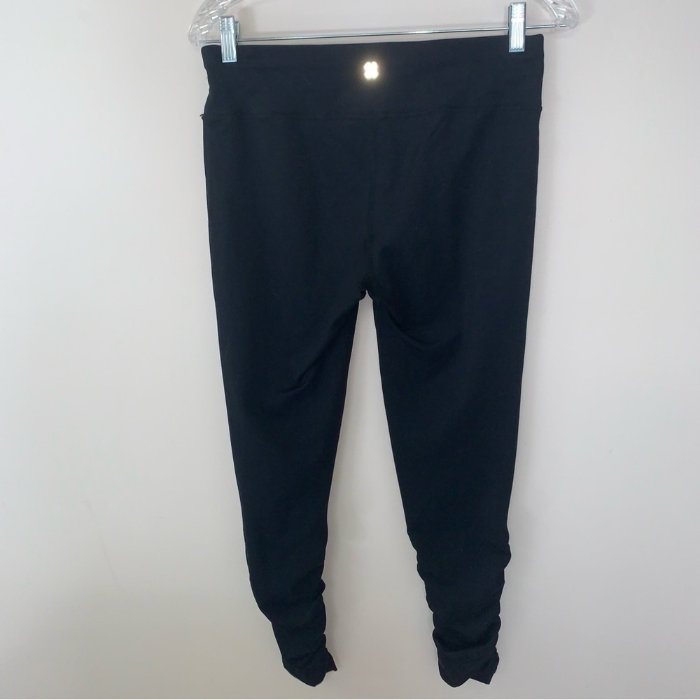 Sweaty Betty Black All Day Ruched Hem 7/8 Gym Leggings M - Picture 5 of 10